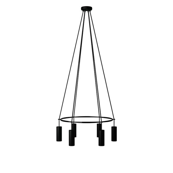 Cage Chandelier with 6 Drops Tub-E14 for wholesale by LIGHTINUP S.R.L.