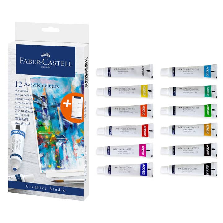 Vibrant Acrylic Paints, Set of 12 Tubes and other Purchase Wholesale paint sundry. Free Returns & Net 60 Terms on Faire trending on Faire.