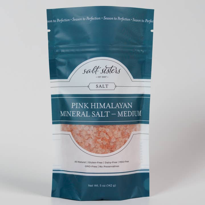 All-Natural Mineral Salt - Pink Himalayan - Medium - 5 oz and other Purchase wholesale himalayan pink salt. Free returns & net 60 terms on Faire trending on Faire.