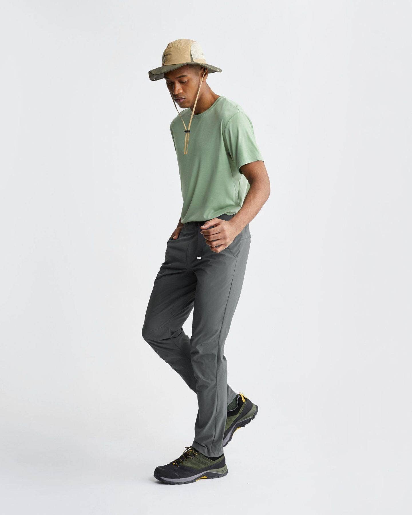 Riverrock Charcoal Men's Helios Trail Pant - Regular for wholesale on Faire6