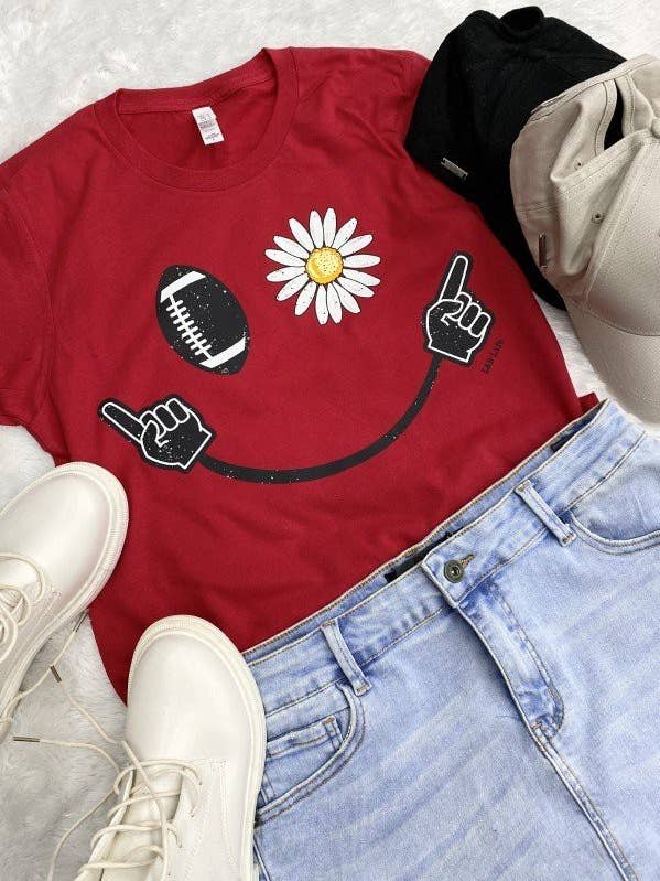 BC Smiley Face Graphic Tshirt for wholesale by L&B Life