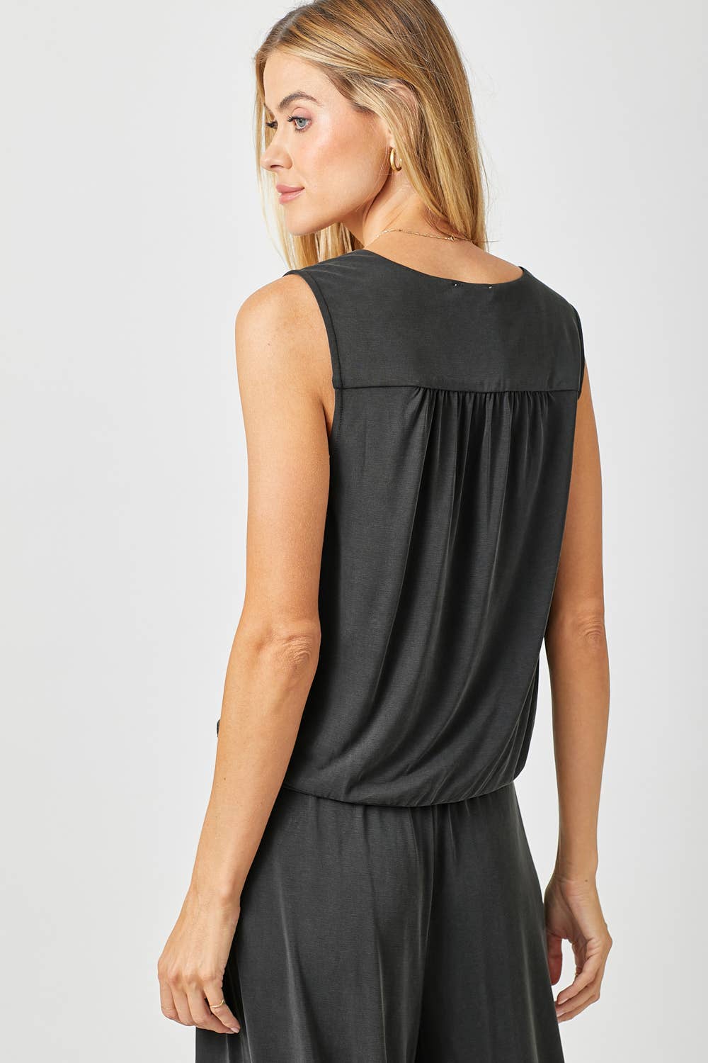 Mystree - Wholesale Blouse - Women's - 60608 Modal Plunging Neck Top21