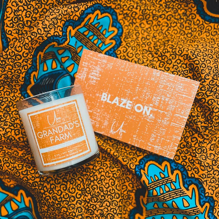 "Grandad's Farm" Soy Wax Candle for wholesale by Usu Company Candles