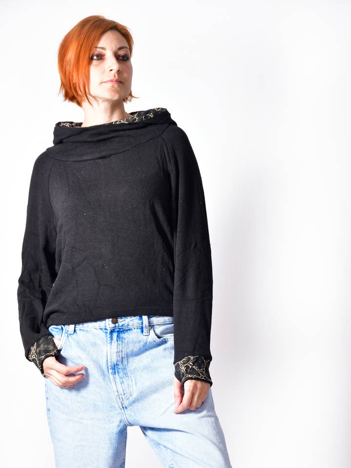Humanity Centred Designs - Wholesale Sweatshirt - Women's - Soft Knit Cozy winter sweater knit sweatshirt_J 16