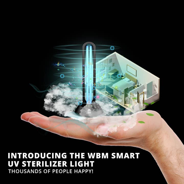 WBM LLC - Wholesale Air Humidifier - WBM SMART UV Sterilizer Light - 40W Remote Control8