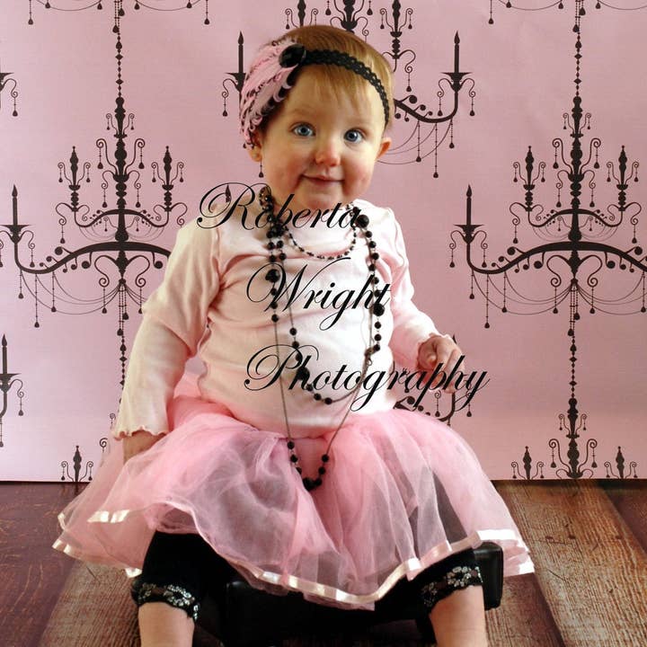 NOVO PREÇO 4 pés x 4 pés fundo vinil pano de fundo rosa lustre por atacado de Swanky Prints