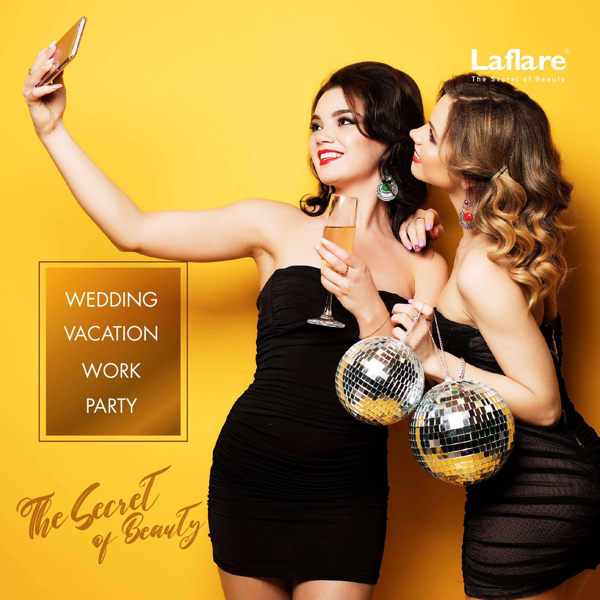 Laflare - Vente Faux cils - Cils 3D en fausse fourrure de vison bouclée en laine4