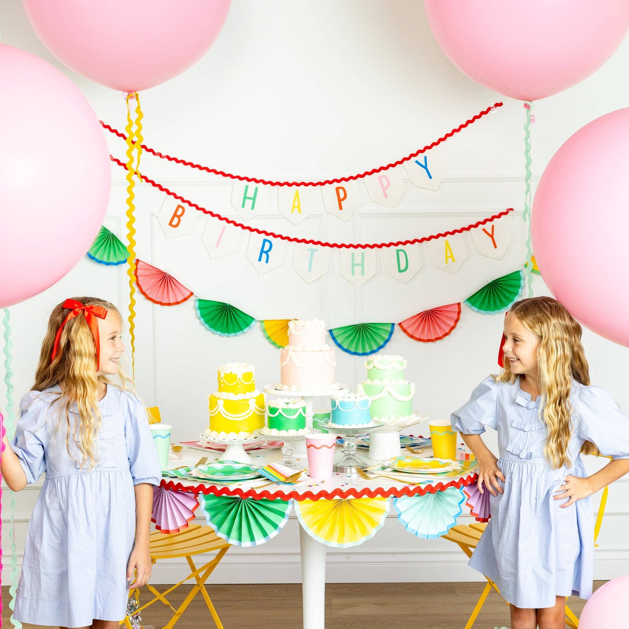 My Mind’s Eye - Wholesale Party Sign/Banner - HBD1103 - Bright Birthday Bunting Banner5