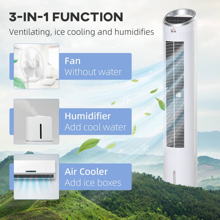 39F Inc. - Wholesale Electric Fan - 40" Evaporative Air Cooler – 3-In-1 Portable6