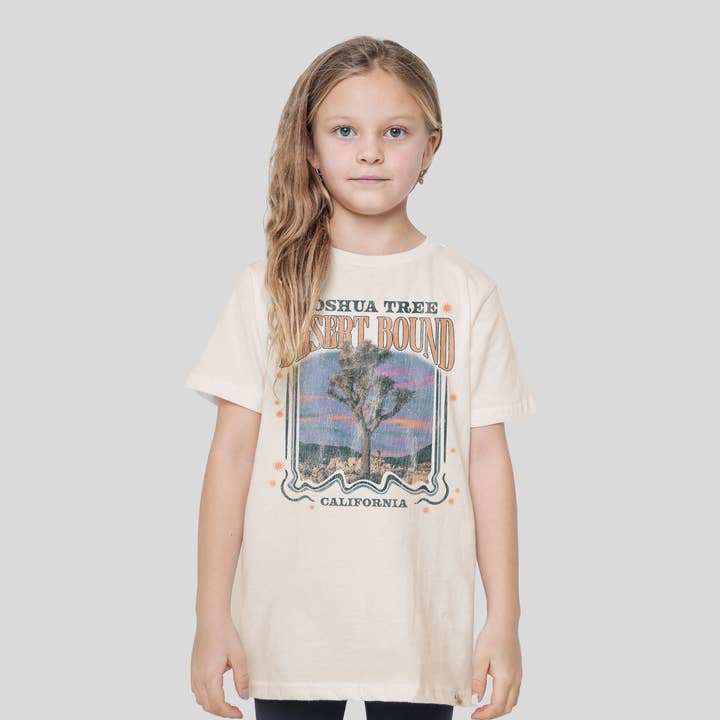 Kid Dangerous - Wholesale Screen Printed T-Shirt - Kids - Kids Joshua Tree T-Shirt National Park California Tee1