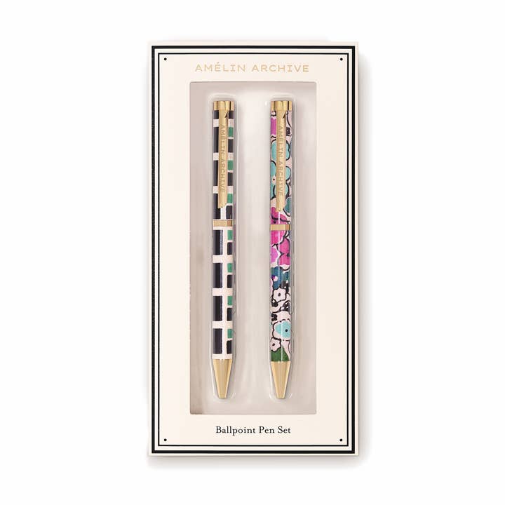 Set di penne, Quadrettato/Floreale per la vendita all'ingrosso da parte di Amelin Archive