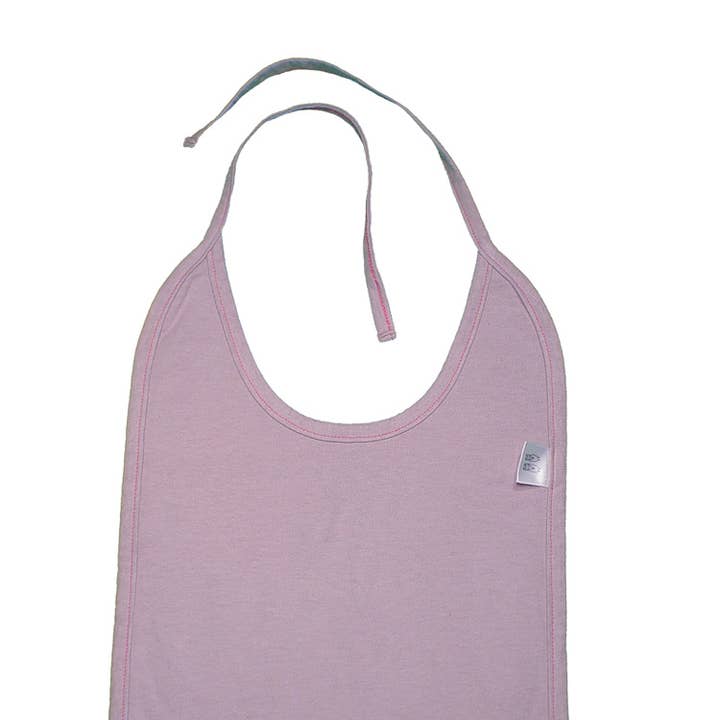 Lavender/Pink Bib for wholesale by Two Owls