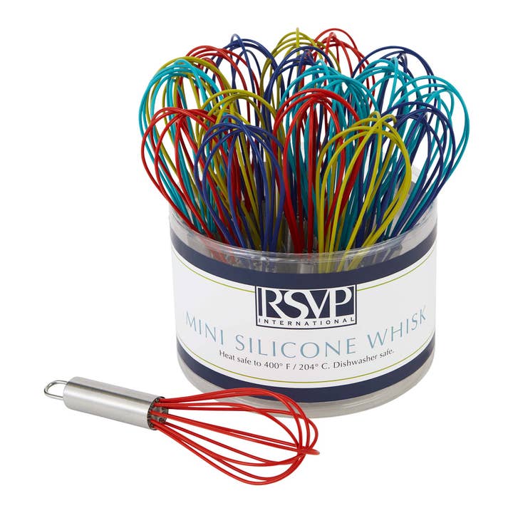 RSVP International - Wholesale Whisk - Mini Silicone Whisk - 20 pc CDU