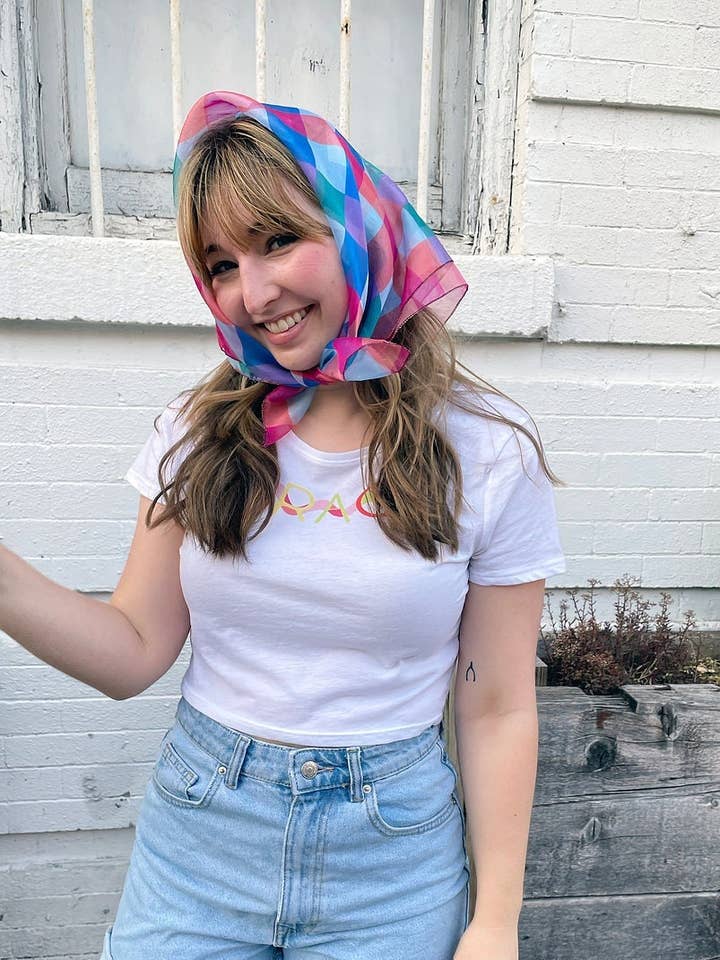 Cachecol Xadrez Wobbly por atacado de Lady Thom