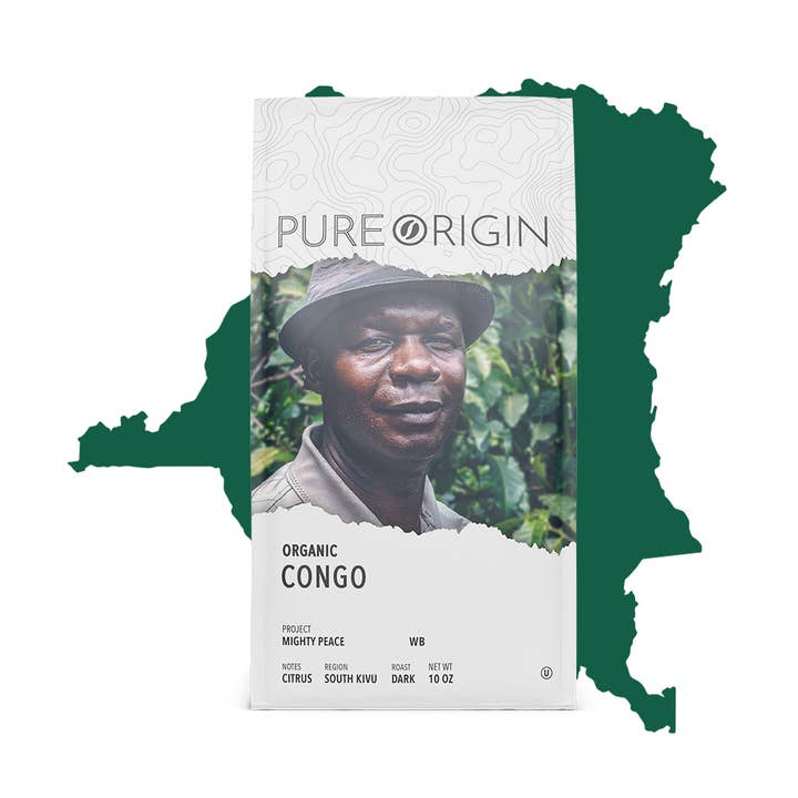 Pure Origin Coffee – Großhandel Kaffeebohnen – Bio-Kongo-Kaffee mit einem Ursprung - Ganze Bohnen