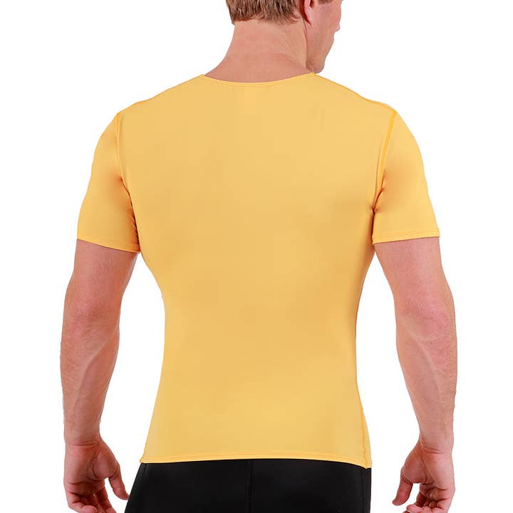 InstantFigure - Wholesale Athletic top – men's - Insta Slim I.S.Pro USA Big & Tall Medium Compression Short Sleeve V-Neck - 2VAT001BT9
