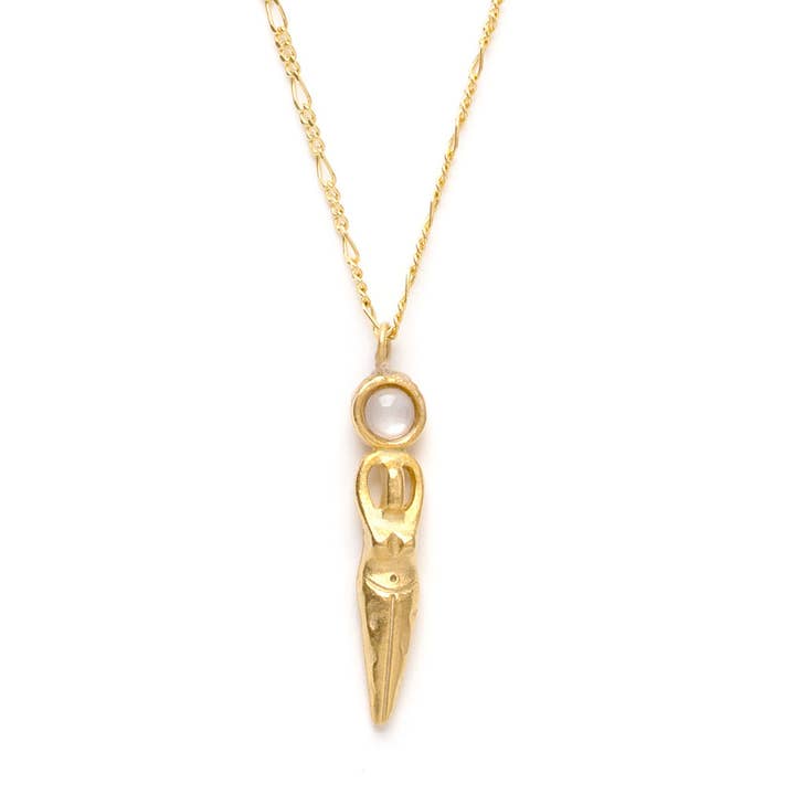 Amano Studio - Wholesale Pendant/Charm Necklace - Selene de la Luna Necklace - petite