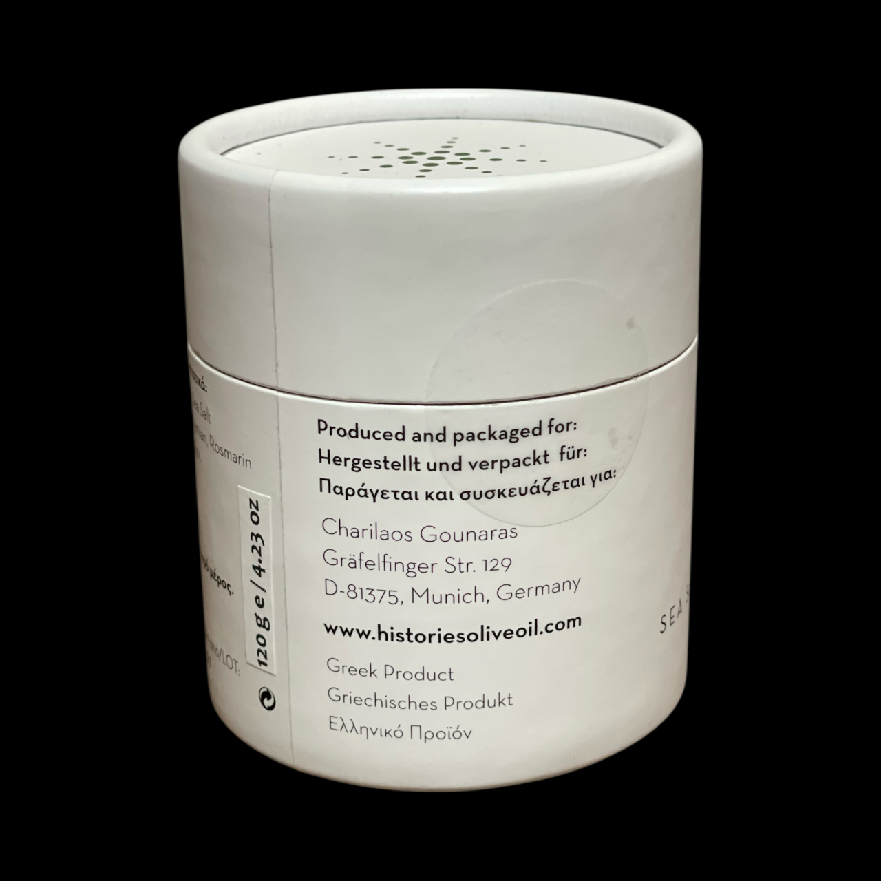 Charilaos Gounaras 8:26 Histories - Wholesale Salt - 8:26 Histories Sea Salt from Crete with Herbs3