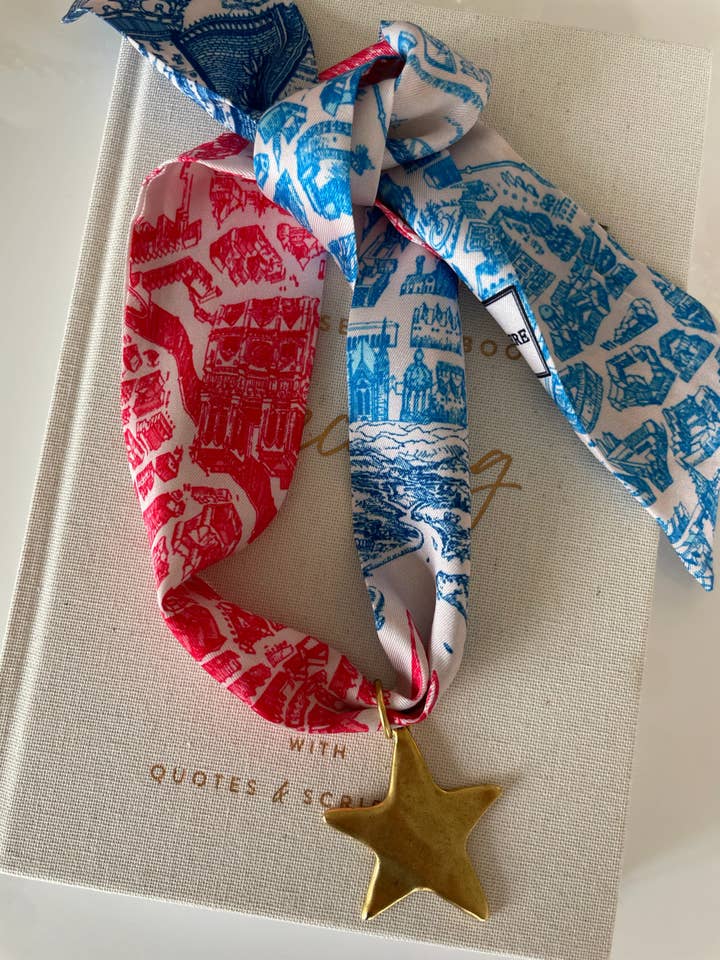 USA Scarf Necklace for wholesale by Cola Stacks