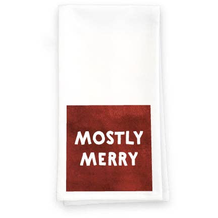 Mostly Merry - Serviette (Noël) pour la vente par Paisley & Parsley