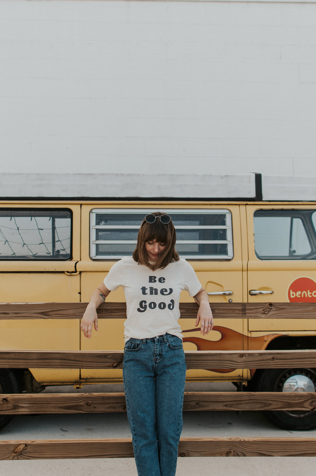 Natural Womens Graphic Tshirt - Be The Good - Cotton Shirts for wholesale on Faire1