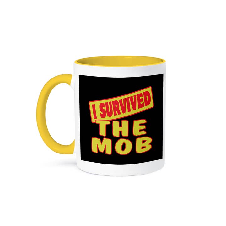 3dRose - Wholesale Coffee Mug - 3dRose, I Survived The Mob Survial Pride And Humor Design, Mug
