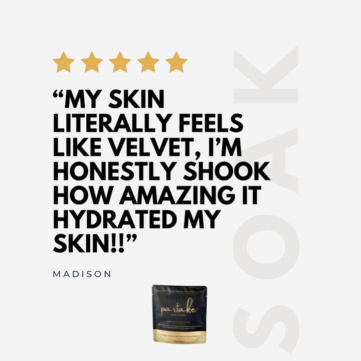 Partake Bodycare - Wholesale Bath Soak/Milk - The Skincare Soak™ – Foaming Bath Soak for Sensitive Skin3