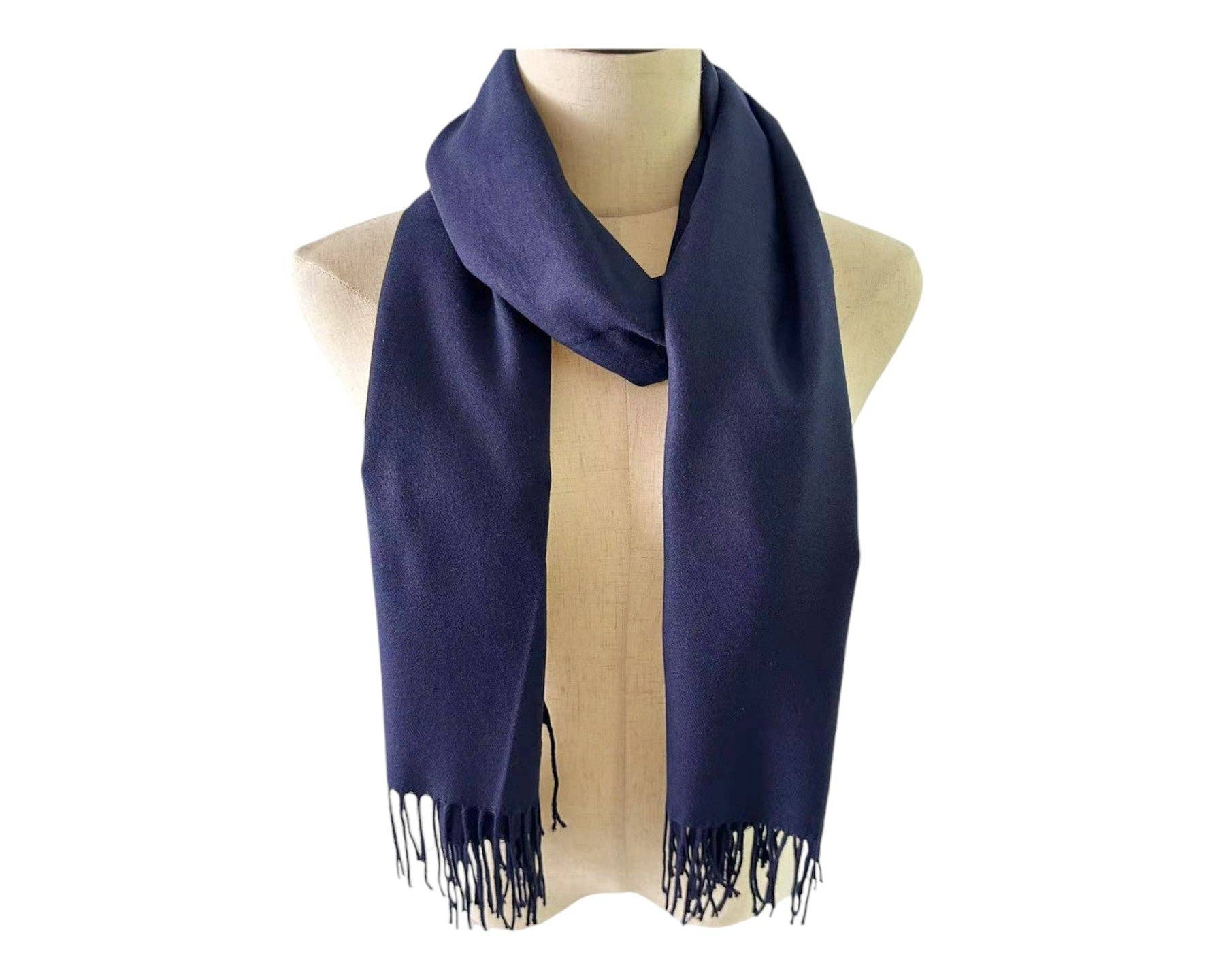 TAPA fashion – wholesale Scarf – Women's – Cashmere Feel Plain Scarves SCF4670 (12PC)21