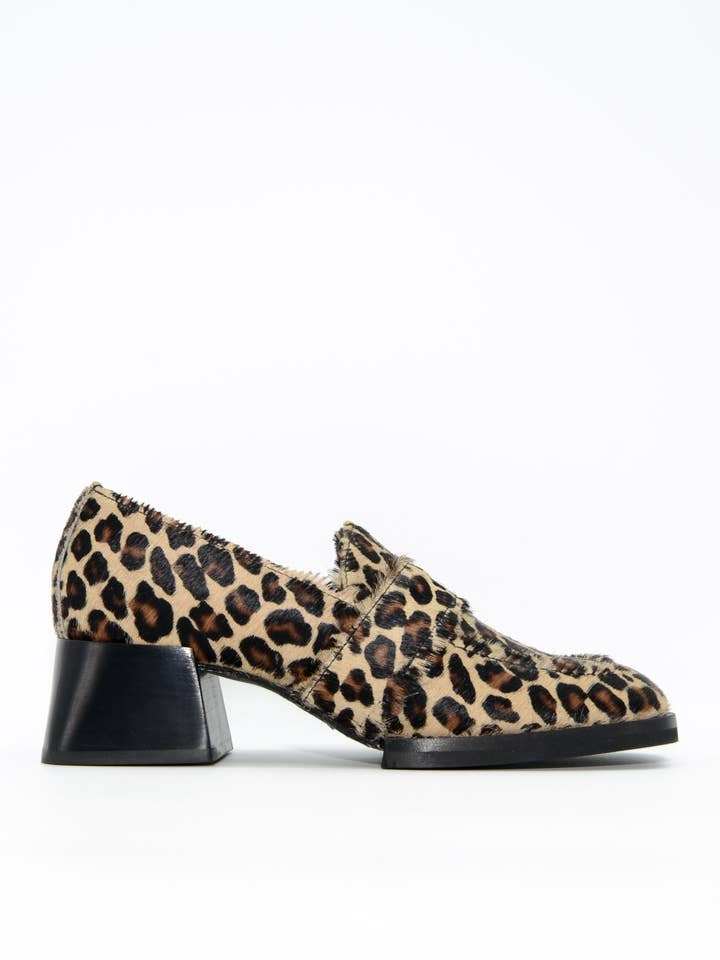 MISV06 PONY SKIN HEEL LOAFERS for wholesale by Poesie Veneziane