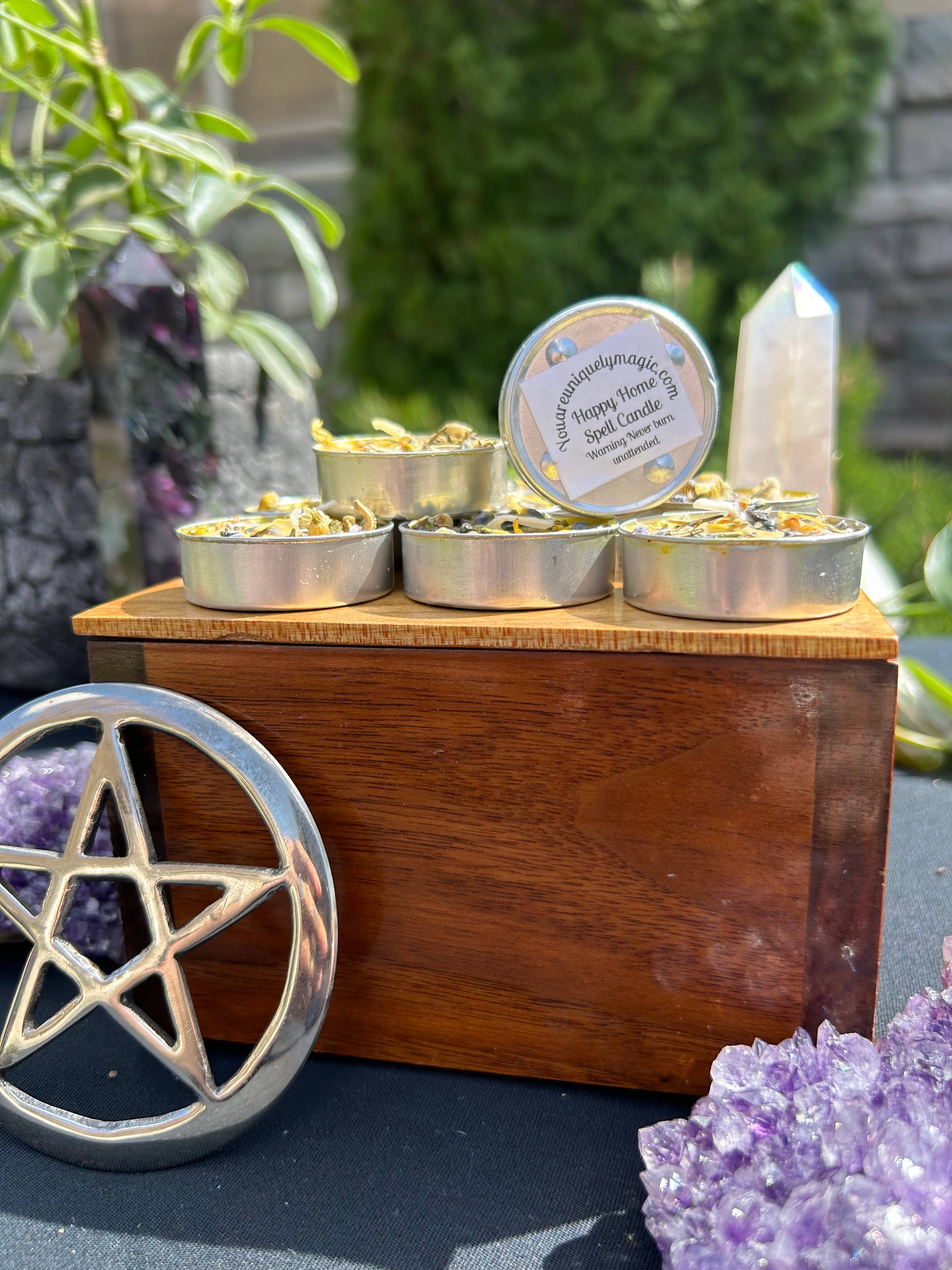 You Are Uniquely Magic - Wholesale Tea Light Candles - Prosperity And Wealth Tealight Spell Candles8