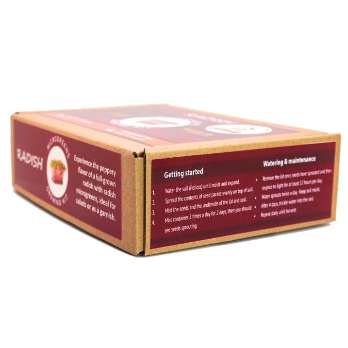 Creator Wellness - Wholesale Plant Seeds - Radish Microgreen Growing Kit, Quick Harvest in 10 Days1