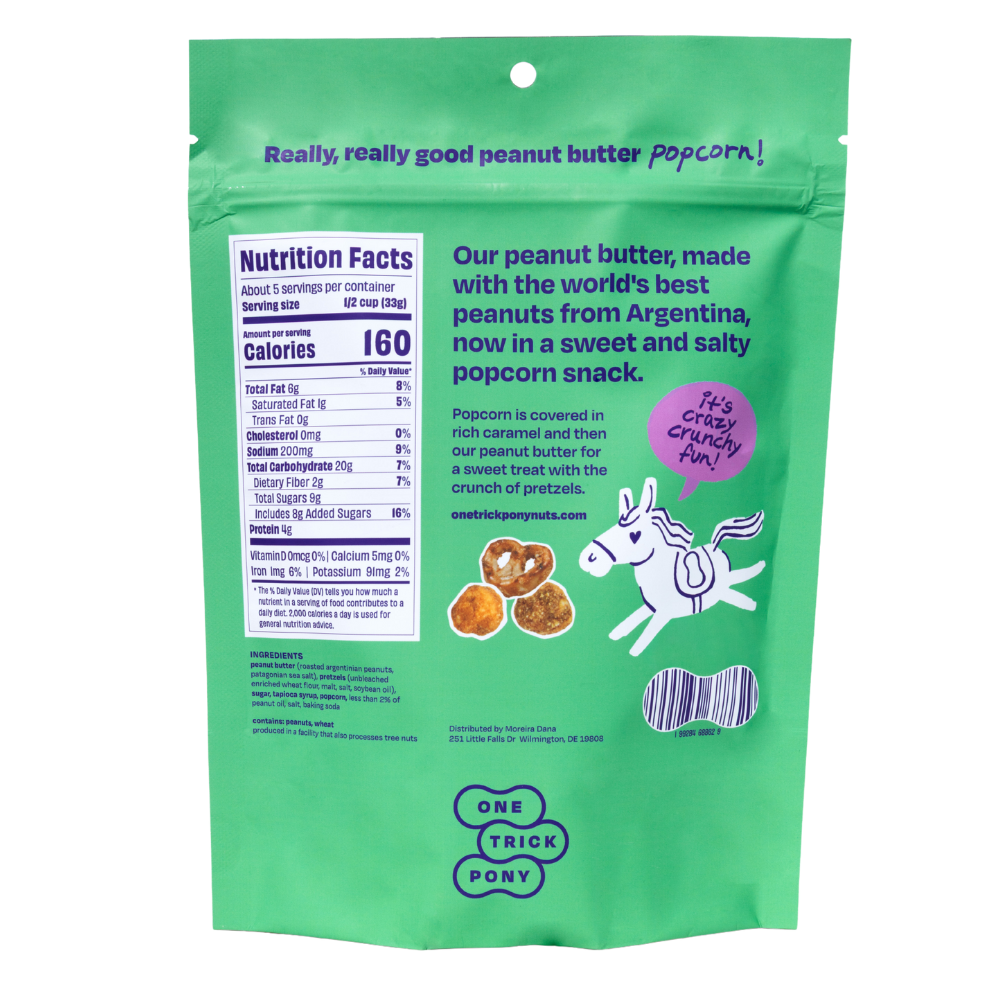 One Trick Pony - Wholesale Popcorn - Caramel Crunch Peanut Butter Popcorn1