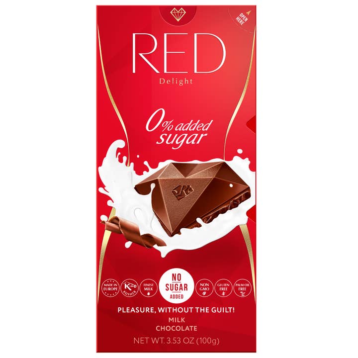 RED Chocolate - Wholesale Chocolate - RED Delight®™ 96 Count Floor Display11