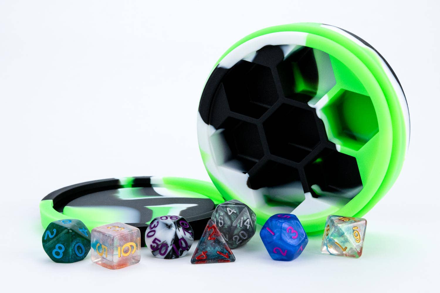 FanRoll by Metallic Dice Games - Wholesale Dice - NEW: Misfit Mystery Silicone Case with Premium Dice Set7