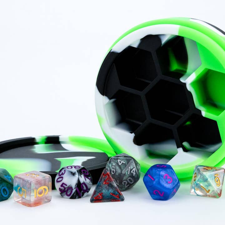 FanRoll by Metallic Dice Games - Wholesale Dice - NEW: Misfit Mystery Silicone Case with Premium Dice Set7