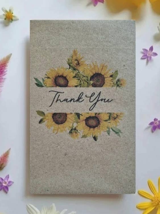 Thank You - Sunflower Seeds for wholesale by Bee Kind Australia