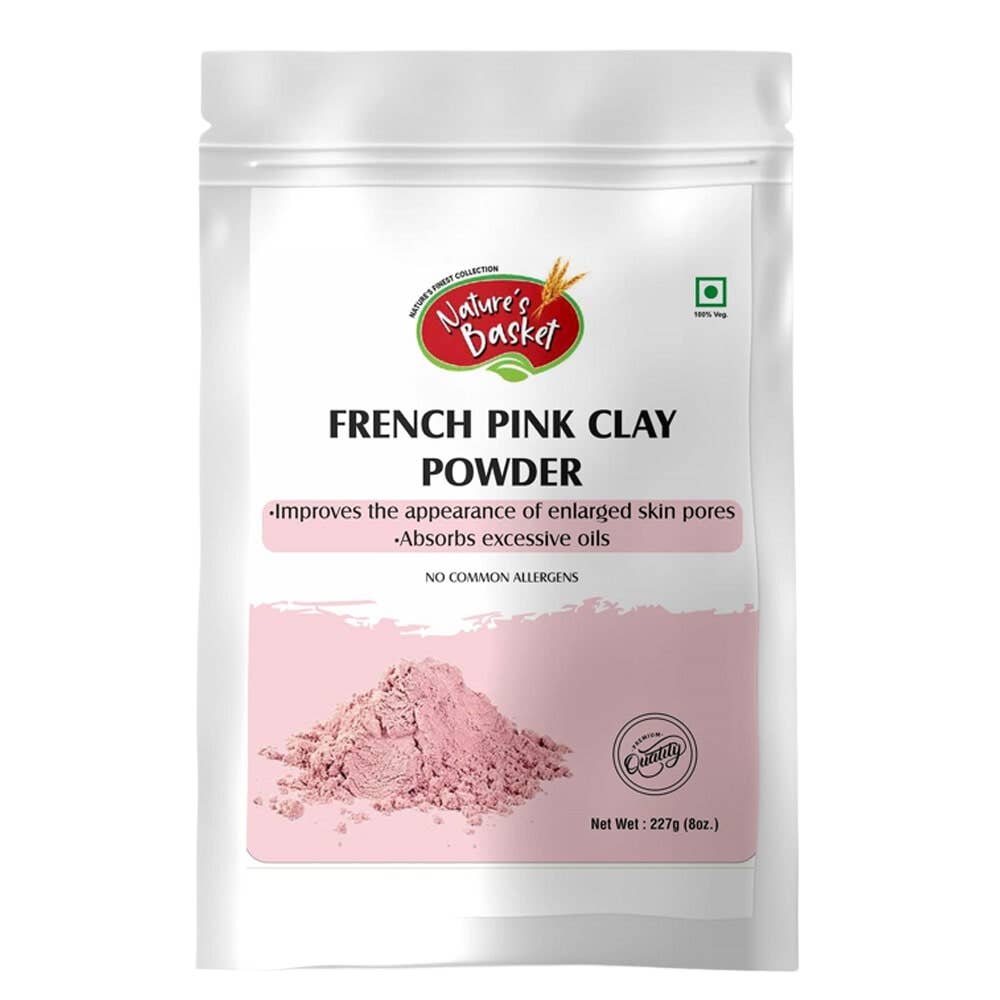 Natures Basket - Wholesale Skincare face mask - Nature's Basket French Pink Clay Powder - 227g0
