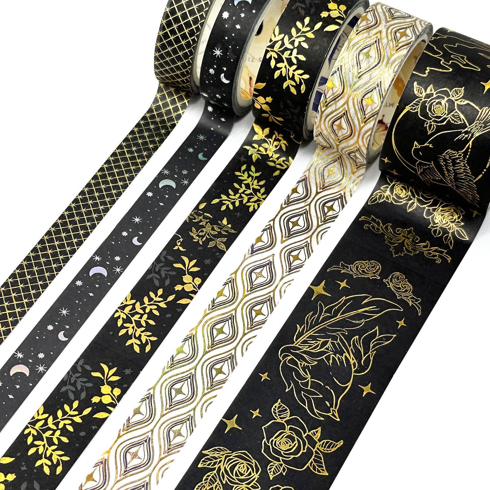 Wrapables.com - Wholesale Washi Tape - Wrapables Decorative Gold Foil Washi Tape Box Set31