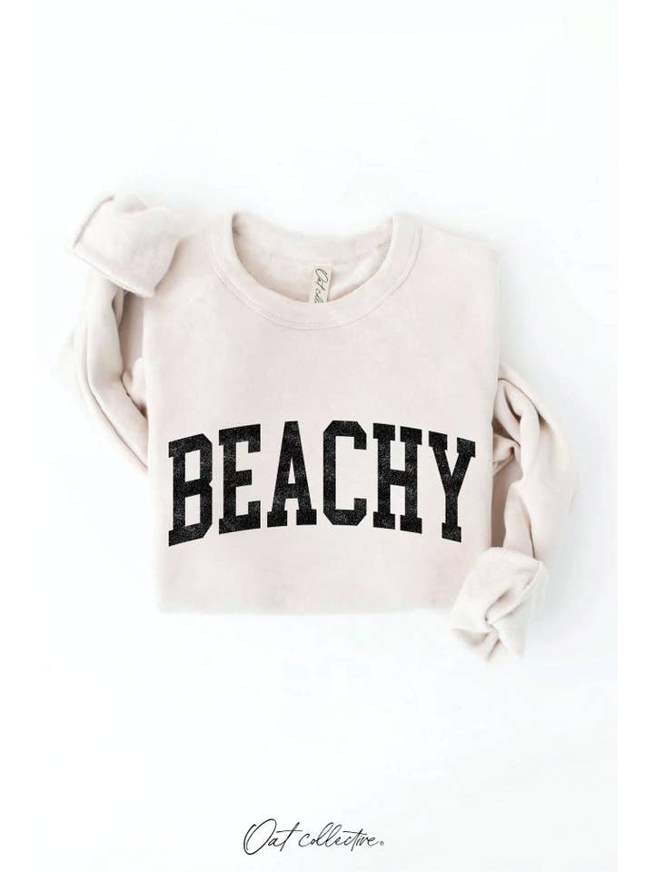 OAT COLLECTIVE - Wholesale Graphic Sweatshirt - Women's - BEACHY Graphic Sweatshirt