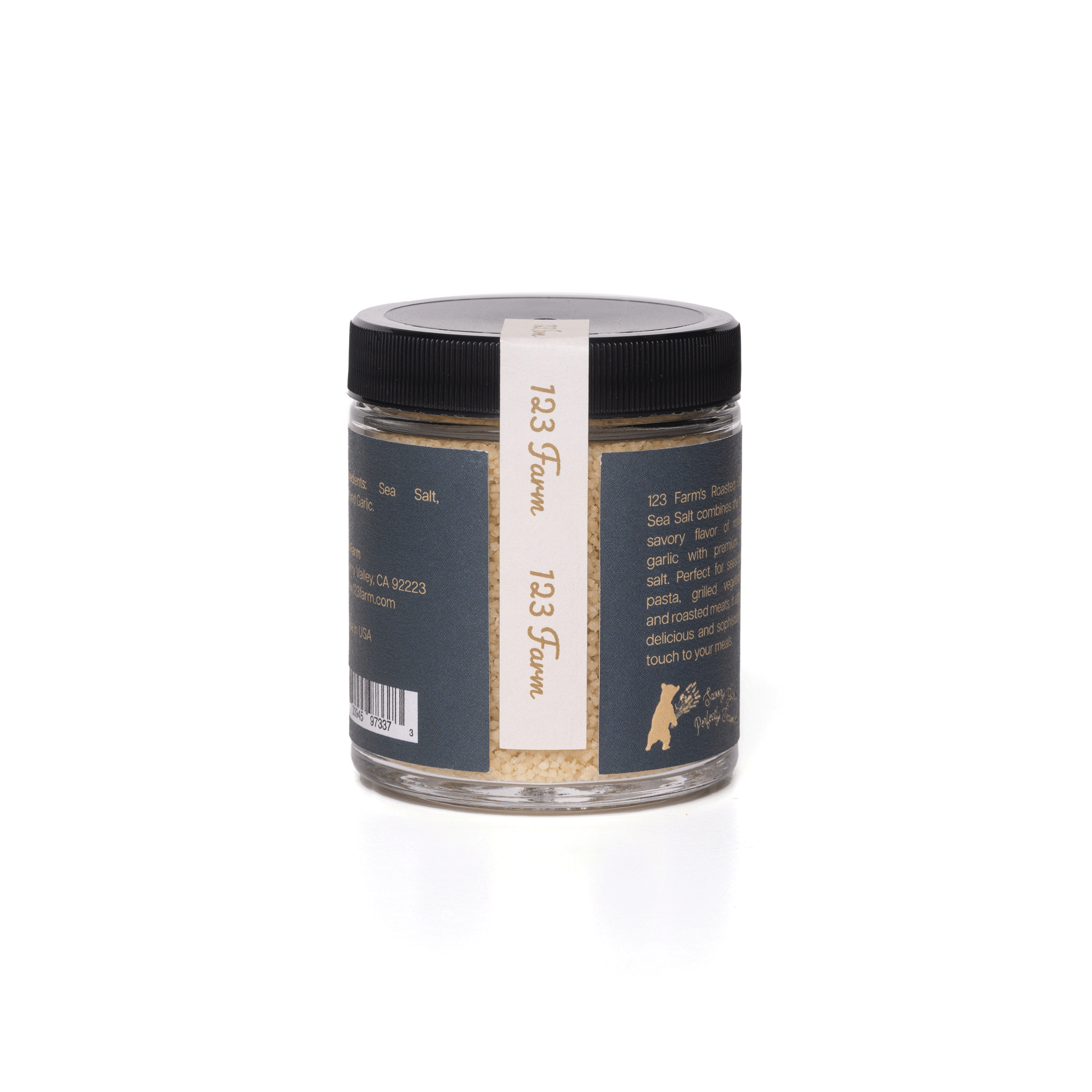 123 Farm – wholesale Salt – Roasted Garlic Salt – 123 Farm Gourmet Seasoning, 4 oz1