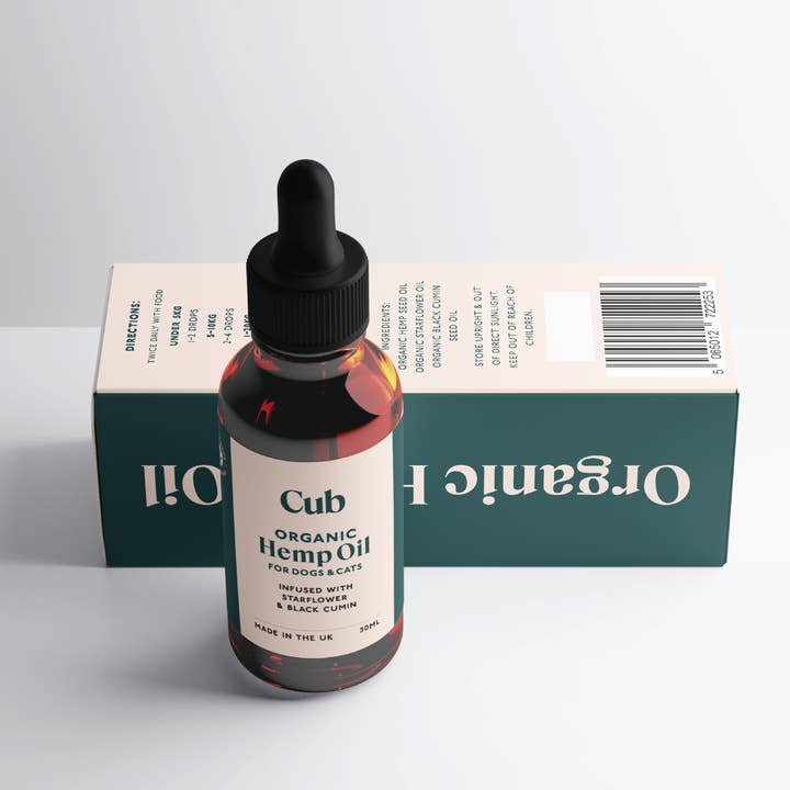 Cub - Vente Produit à base de CBD pour animaux – topique - Cub x CBD Bro's - Huile de chanvre pour chiens et chats3