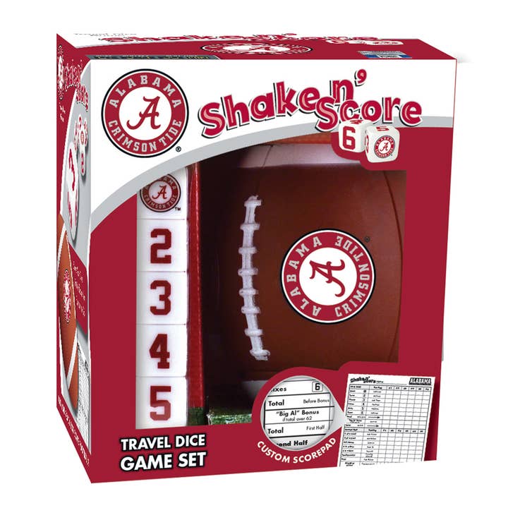 Alabama Crimson Tide Shake n' Score for wholesale by Masterpieces Puzzles