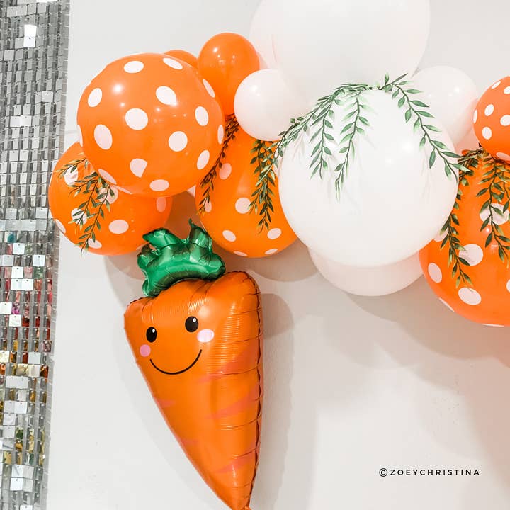 Zoey Christina - Wholesale Balloon - Spring Carrot Foil Balloon - Perfect for Easter & Spring3