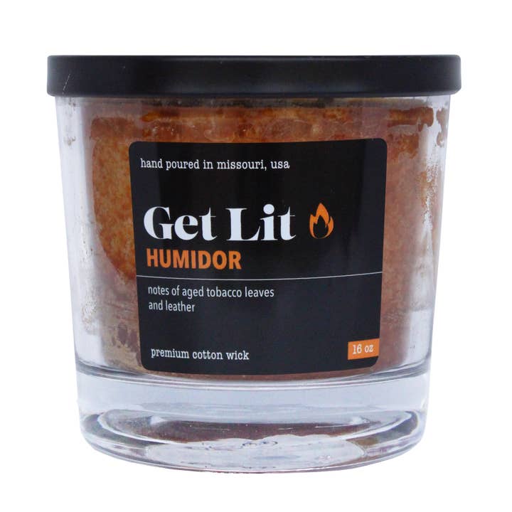 McCall's Candles - Wholesale Jar/Filled Candle - Get Lit-16oz-HUMIDOR
