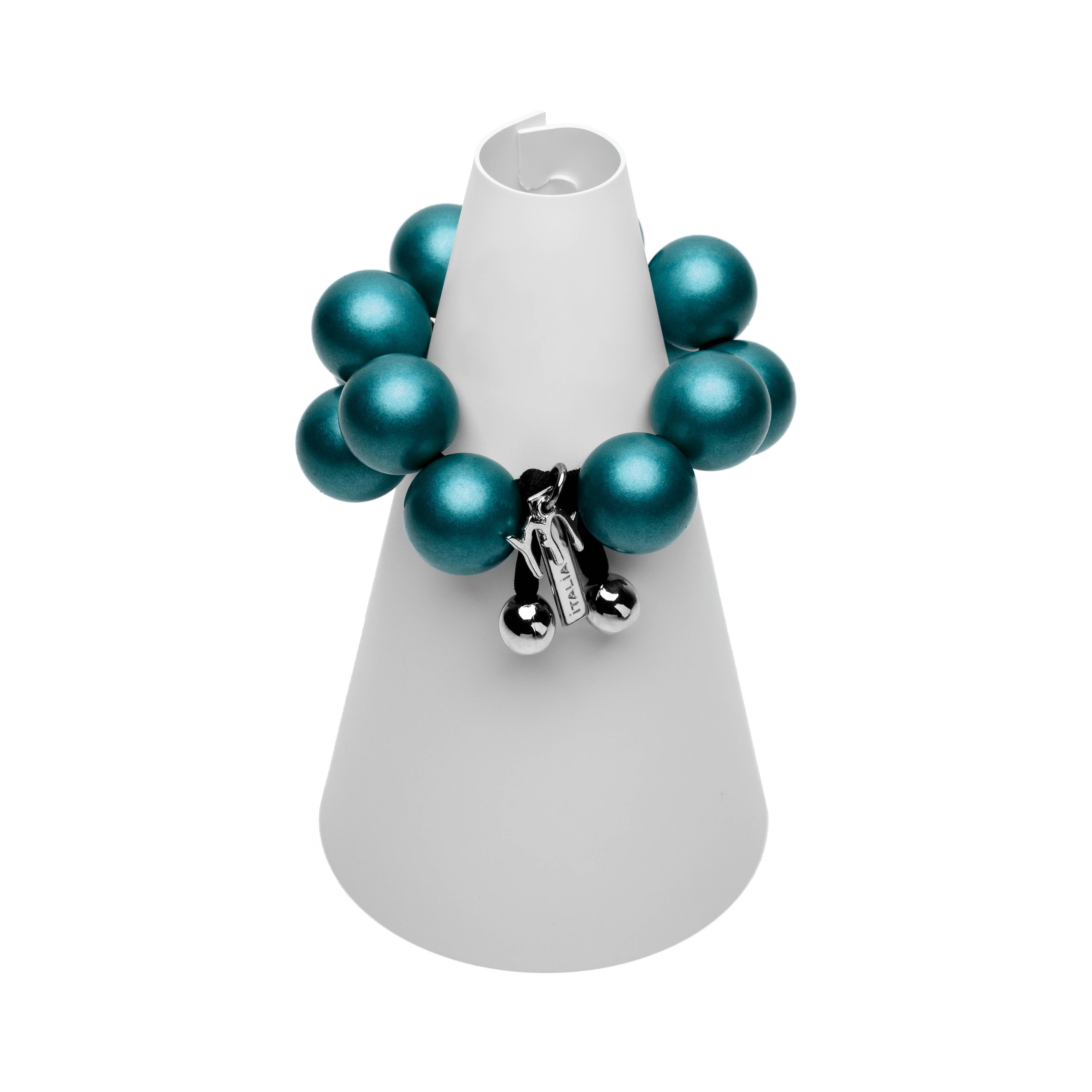 Mirta Accessori Moda - Wholesale Beaded Bracelet - Bracelet with Metal resin spheres 100% Made in Italy13