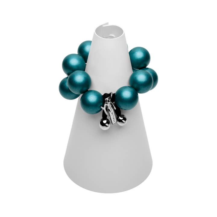 Mirta Accessori Moda - Wholesale Beaded Bracelet - Bracelet with Metal resin spheres 100% Made in Italy13