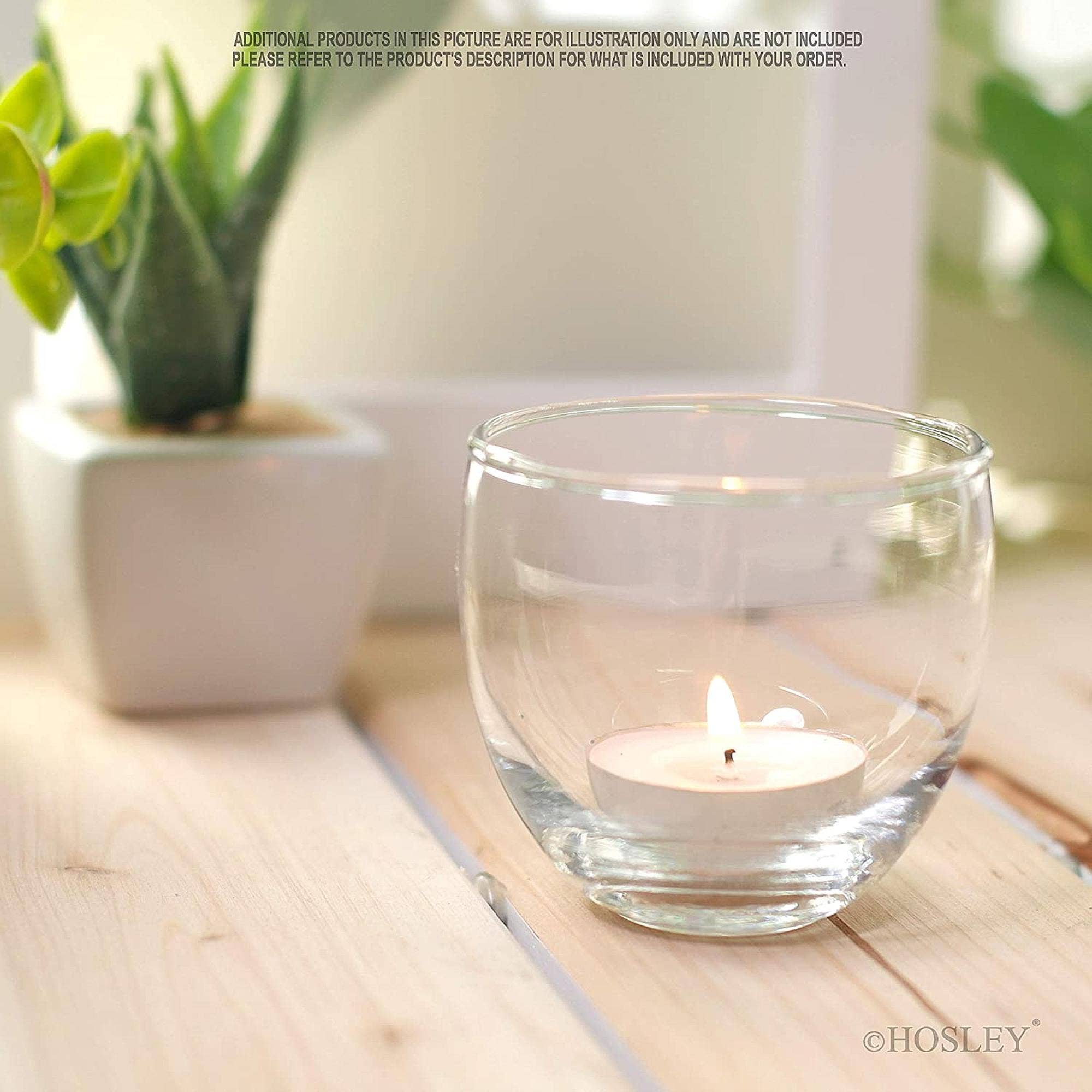 Hosley - Wholesale Candle Holder - Hosley® Set of 24 ,GLASS VOTIVE HOLDER - CLEAR 2.5IN D2