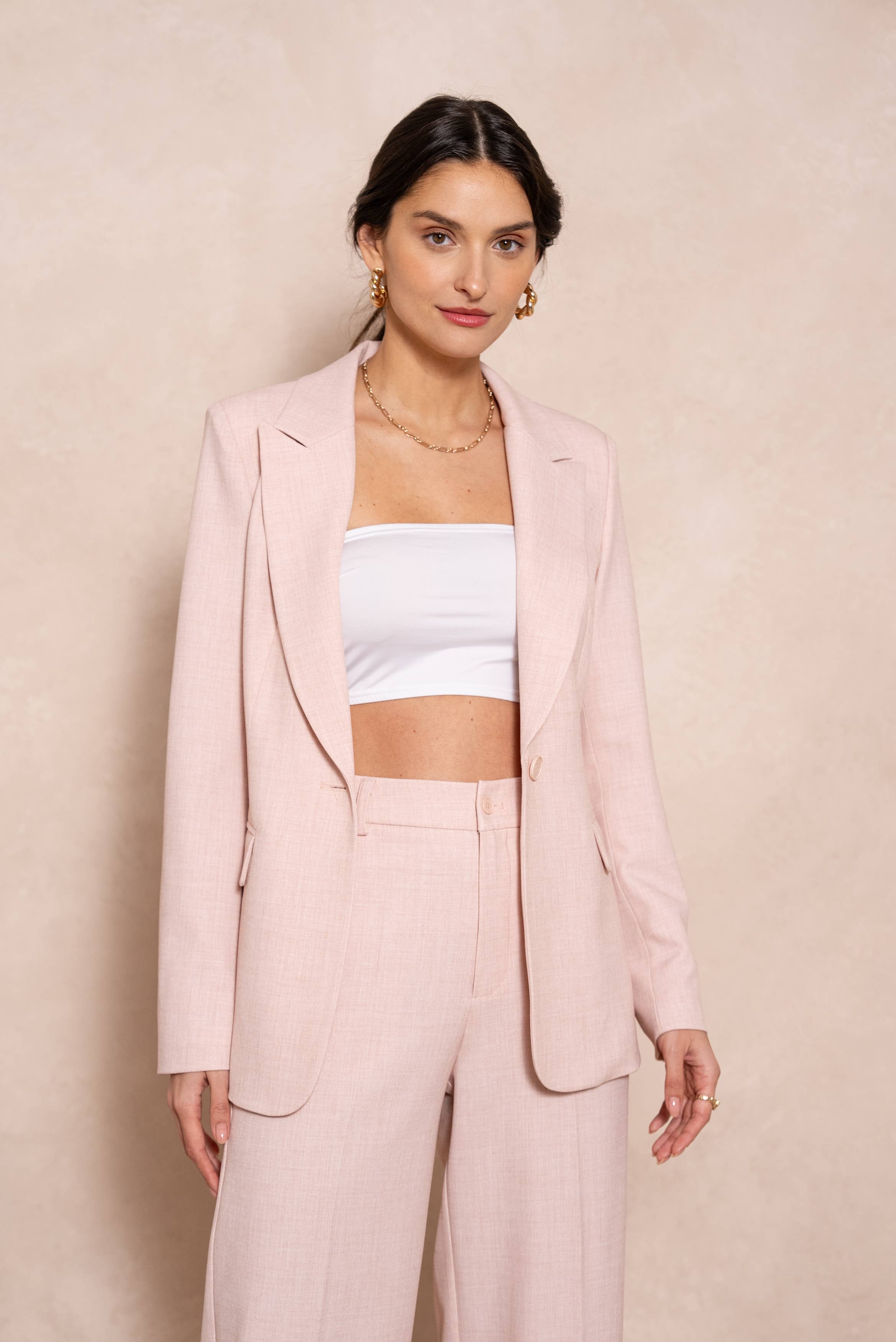 Attentif Paris – wholesale Kostymjacka – Dam – Heather figursydd kavaj för dam6