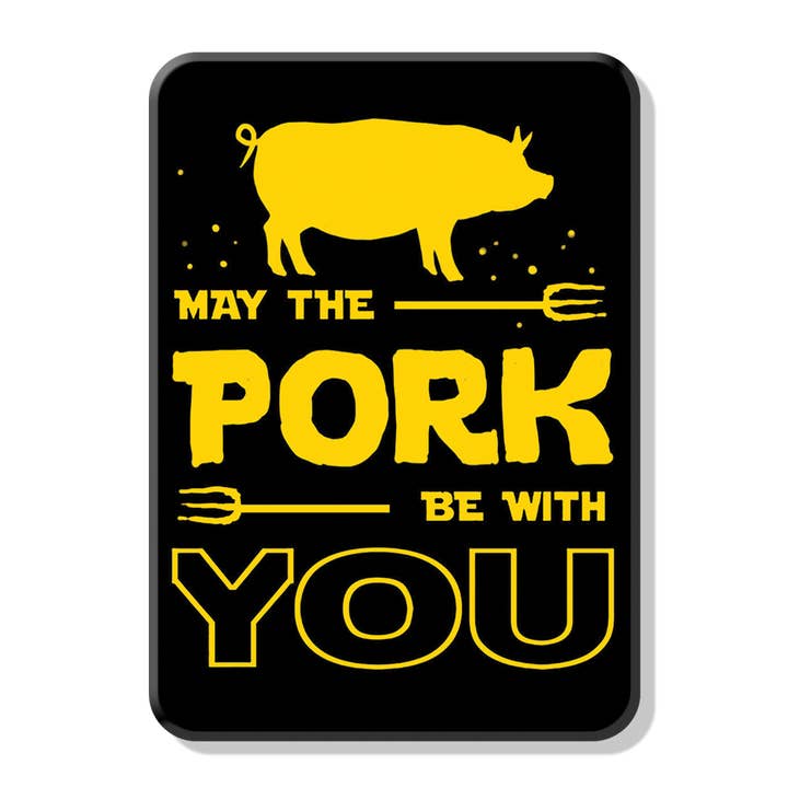 Desperate Enterprises - Wholesale Magnet - Magnet: Pork With You Metal wrapped with printed media
