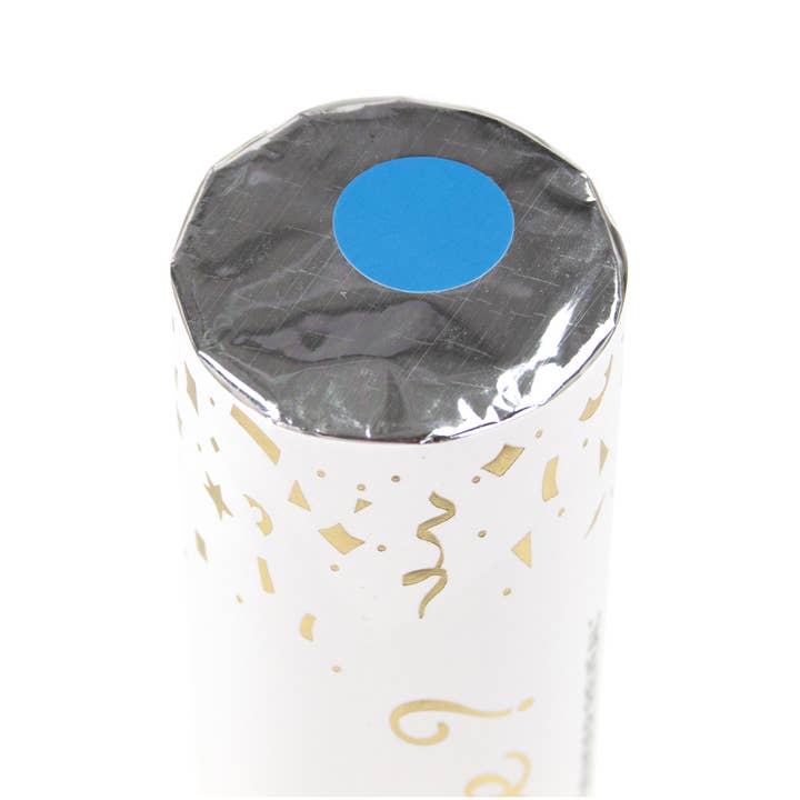 Tim&Puce Factory - Wholesale Confetti - GENDER REVEAL BLUE 28CM CONFETTI CANNON2